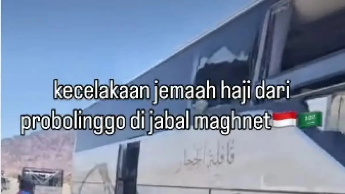 Kecelakaan bus di Madinah, 10 orang dilaporkan luka ringan. (Instagram)