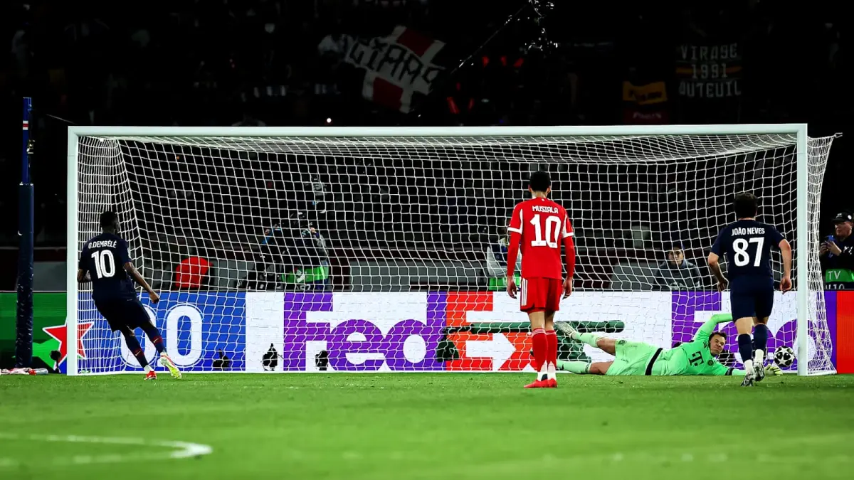 Laga semifinal Liga Champions 2025/2026 antara PSG kontra Bayern Munchen di Parc des Princes, Rabu (29/4) dini hari WIB,(Twitter@fcbayern.com)