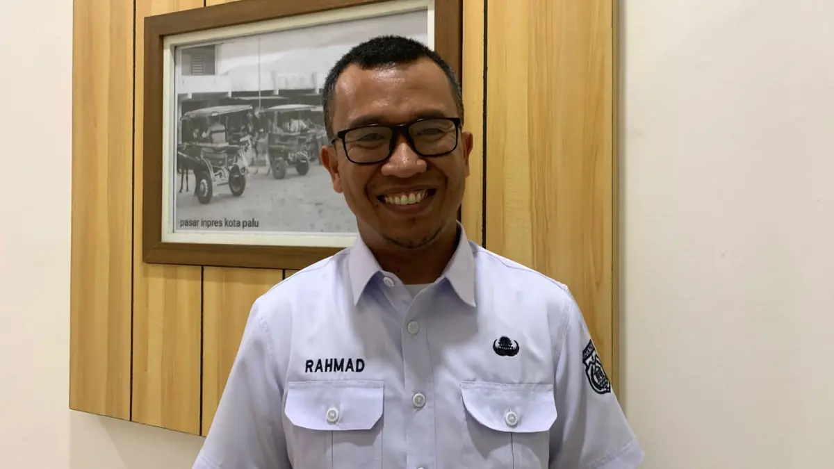 Pelaksana Tugas (Plt) Asisten II Bidang Perekonomian dan Pembangunan Kota Palu, Rahmad Mustafa.(RINA ABD HALIK)