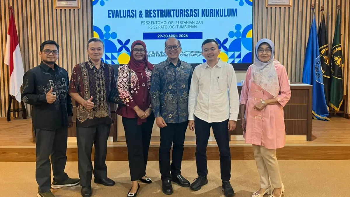Focus Group Discussion (FGD) bertajuk “Restrukturisasi Kurikulum PS S2 Entomologi Pertanian dan PS Patologi Tumbuhan 2026” di kampus Universitas Brawijaya, Malang, 29 April 2026.(Dok)