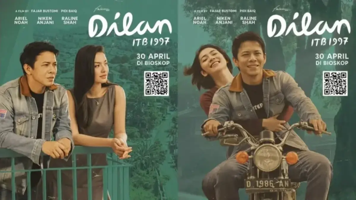 Poster resmi Dilan ITB 1997 yang mulai tayang hari ini, langsung masuk daftar trending pencarian Google sejak pagi.