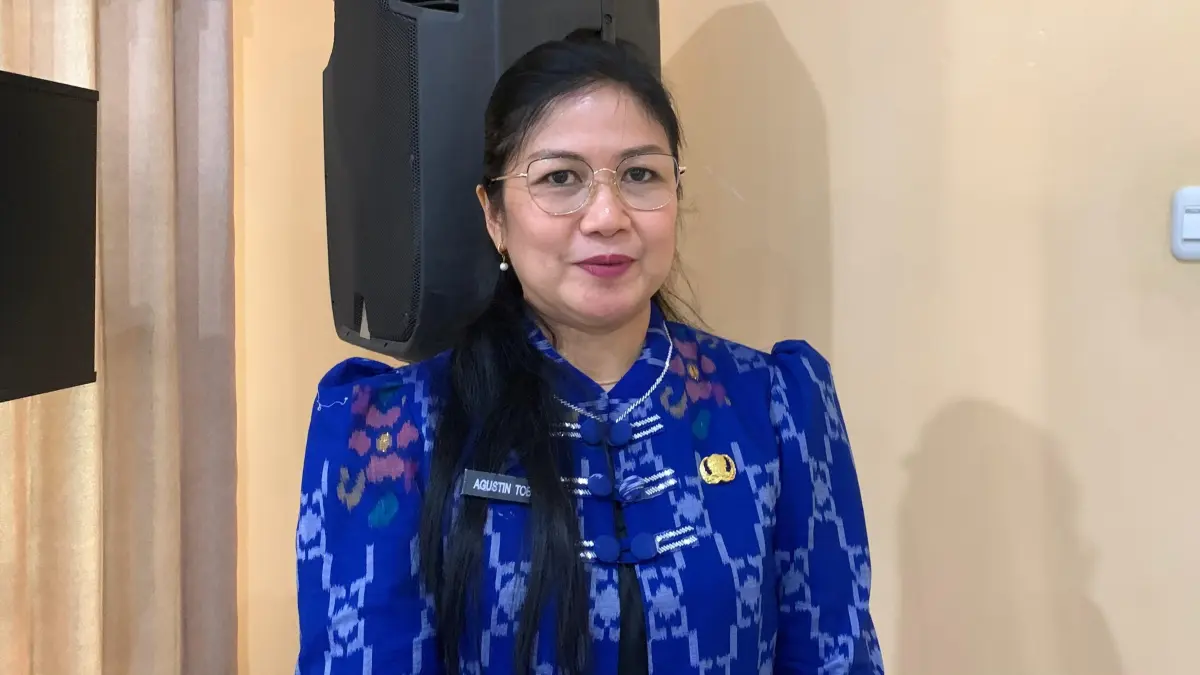 Sekretaris Dinas Tanaman Pangan dan Hortikultura Provinsi Sulawesi Tengah, Agustin.(Rina Abd Halik)