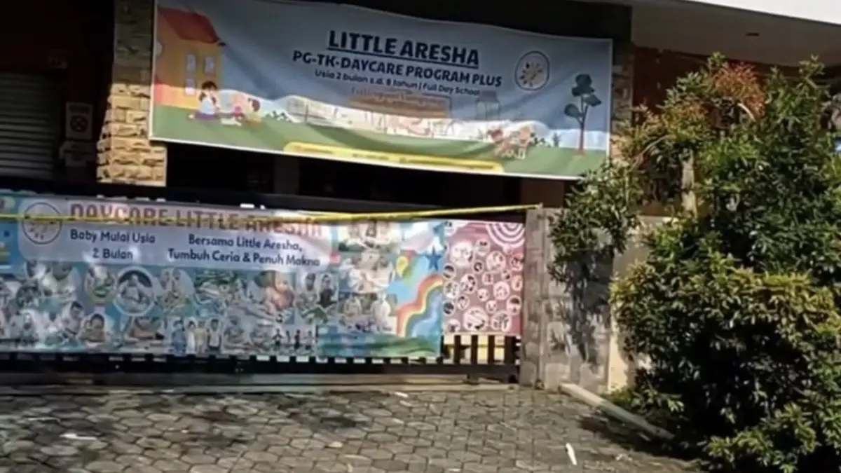 Daycare ilegal Little Aresha.(Twitter/@yusuf_dumdum)
