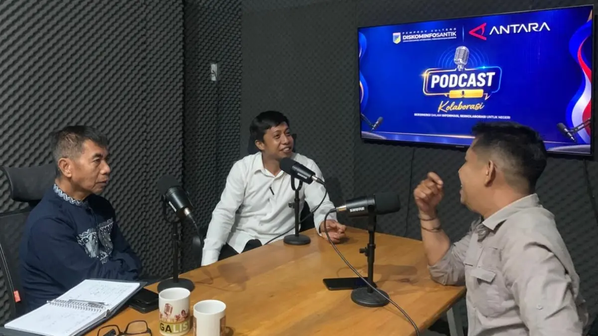 Podcast kolaborasi ANTARA Sulteng dan Diskominfosantik Sulteng menghadirkan Guru Besar Untad.(Istimewa)