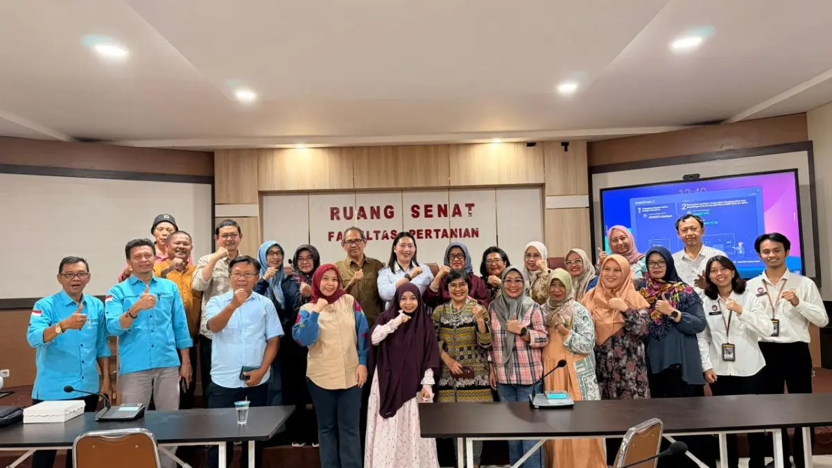 Sosialisasi Hak Kekayaan Intelektual (HKI) yang berfokus pada paten dan hak cipta di Fakultas Pertanian Universitas Tadulako, Rabu (6/5/2026).