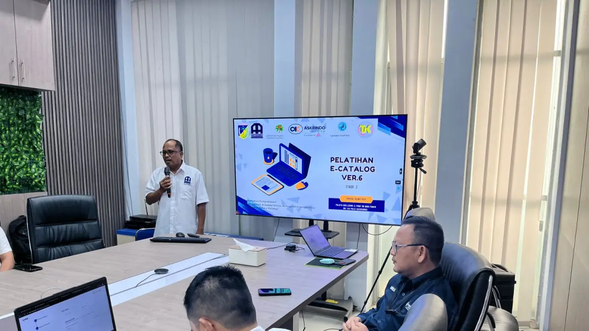 Pemprov Sulteng menugaskan dua pejabat Biro PBJ sebagai narasumber pelatihan E-Katalog Versi 6 untuk meningkatkan transparansi dan efisiensi pengadaan pemerintah.