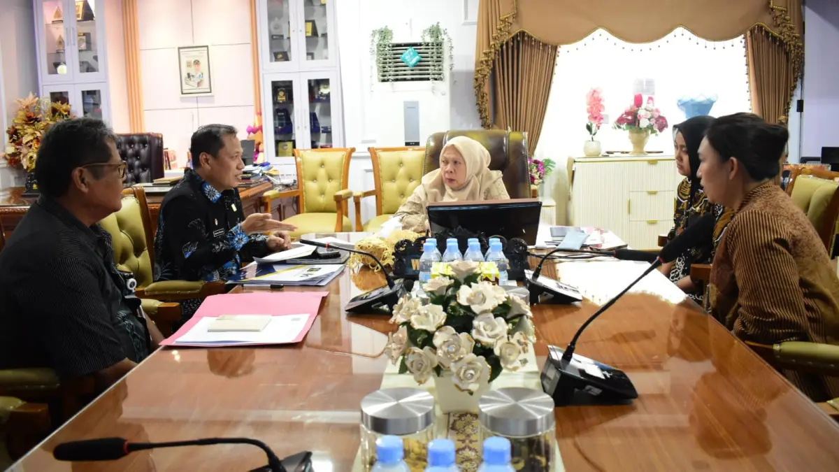 Audiensi bersama Wakil Gubernur Sulawesi Tengah, dr. Reny A. Lamadjido, dalam rangka membahas pelaksanaan kegiatan “MendaKI” yang akan digelar pada Selasa, 12 Mei 2026 mendatang.