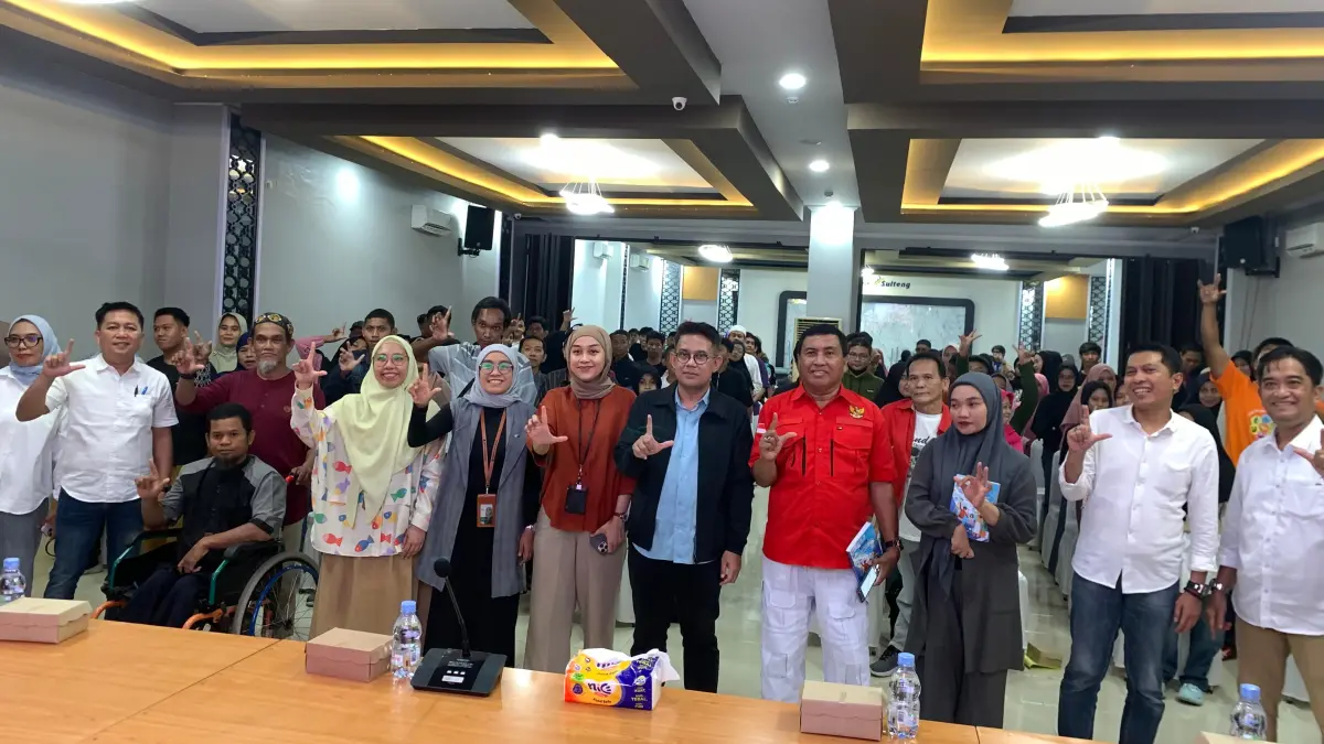 Hannah Asa Indonesia menggelar Bootcamp Literasi Keuangan Batch 74 bagi penyandang disabilitas di Sulawesi Tengah.(Rina Abd Halik)