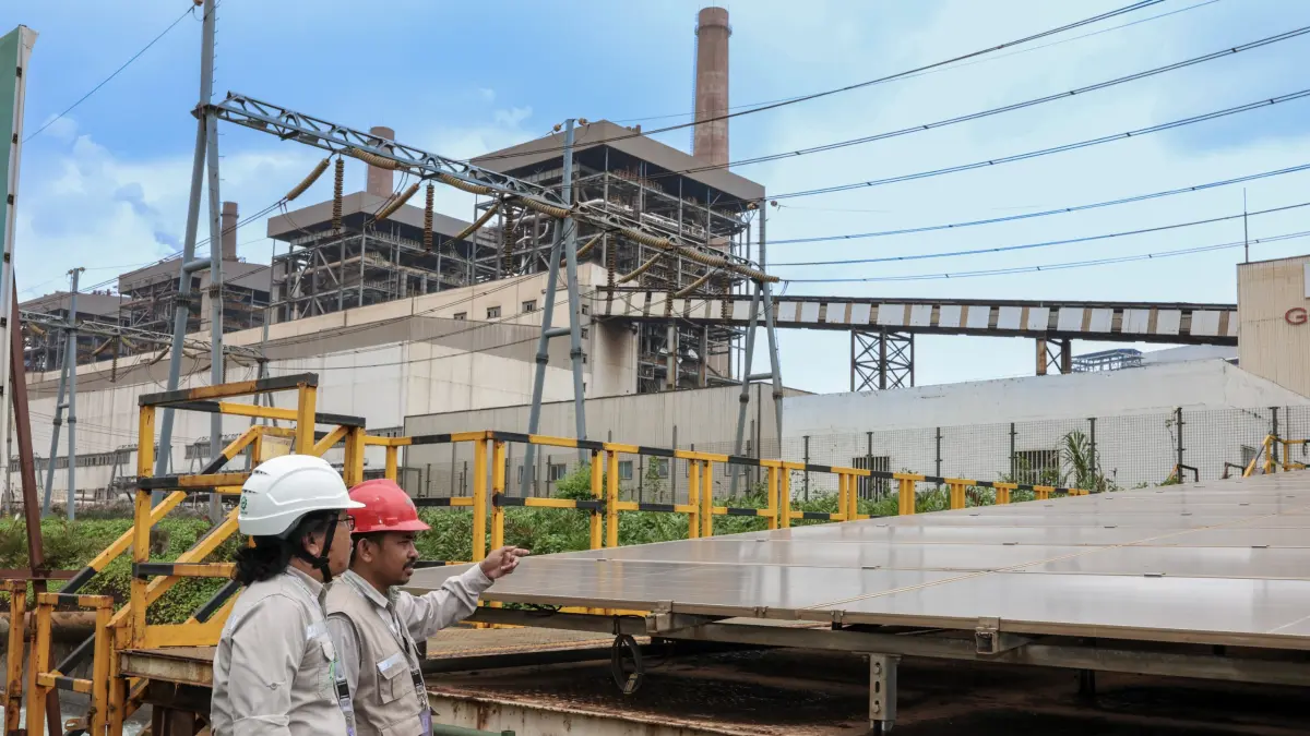 Pengembangan PLTS Kawasan IMIP di Morowali menjadi bagian transisi energi hijau menuju industri rendah karbon.(Istimewa)