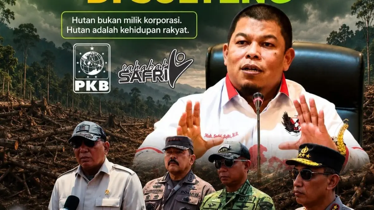 Sekretaris Komisi III DPRD Sulteng Muhammad Safri mendesak Satgas PKH Kejagung membongkar praktik penguasaan kawasan hutan ilegal oleh korporasi tambang dan sawit di Sulawesi Tengah.