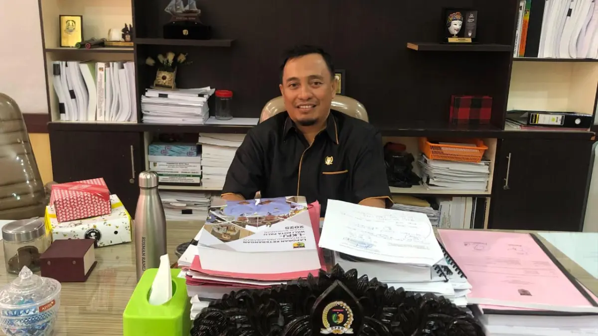 Ketua Komisi B DPRD Kota Palu Rusman Ramli (Annisa Wibdy/Radar Palu)