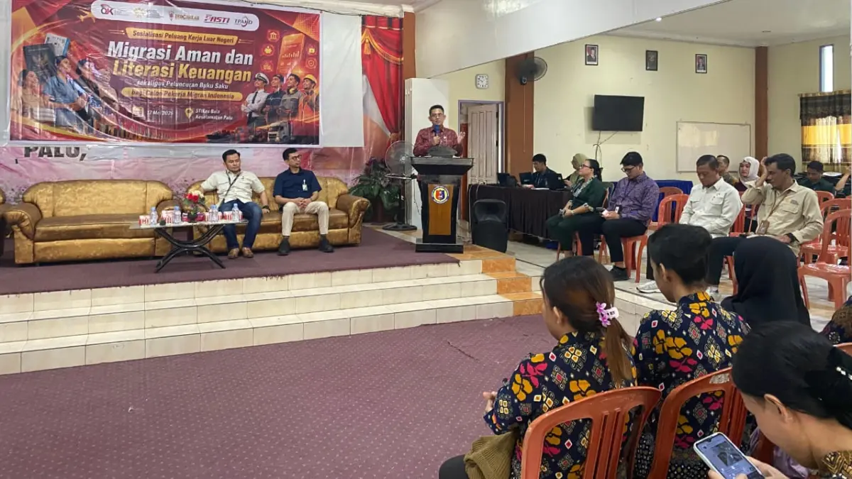 Otoritas Jasa Keuangan (OJK) Provinsi Sulawesi Tengah terus memperkuat literasi dan inklusi keuangan bagi seluruh lapisan masyarakat, termasuk calon Pekerja Migran Indonesia (PMI).