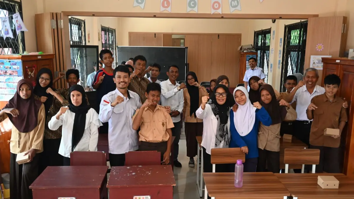DEMOKRASI: Bawaslu Sigi terus memperkuat pendidikan demokrasi yang inklusif, dan pengawasan partisipatif bagi penyandang disabilitas di SLB Negeri Porame, Desa Porame, Kecamatan Marawola, Rabu (13/5/2026).(FOTO: ANGEL SUMBARA/RADAR PALU).