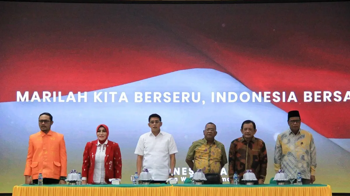 SELEKSI JPT PRATAMA: Bupati Parigi Moutong (Parimo), H. Erwin Burase, membuka kegiatan seleksi terbuka Jabatan Pimpinan Tinggi (JPT) Pratama tahun 2026, di auditorium Kantor Bupati Parimo, Sabtu (16/5/2026).(FOTO: RAHMAT FADHIL/RADAR PALU).