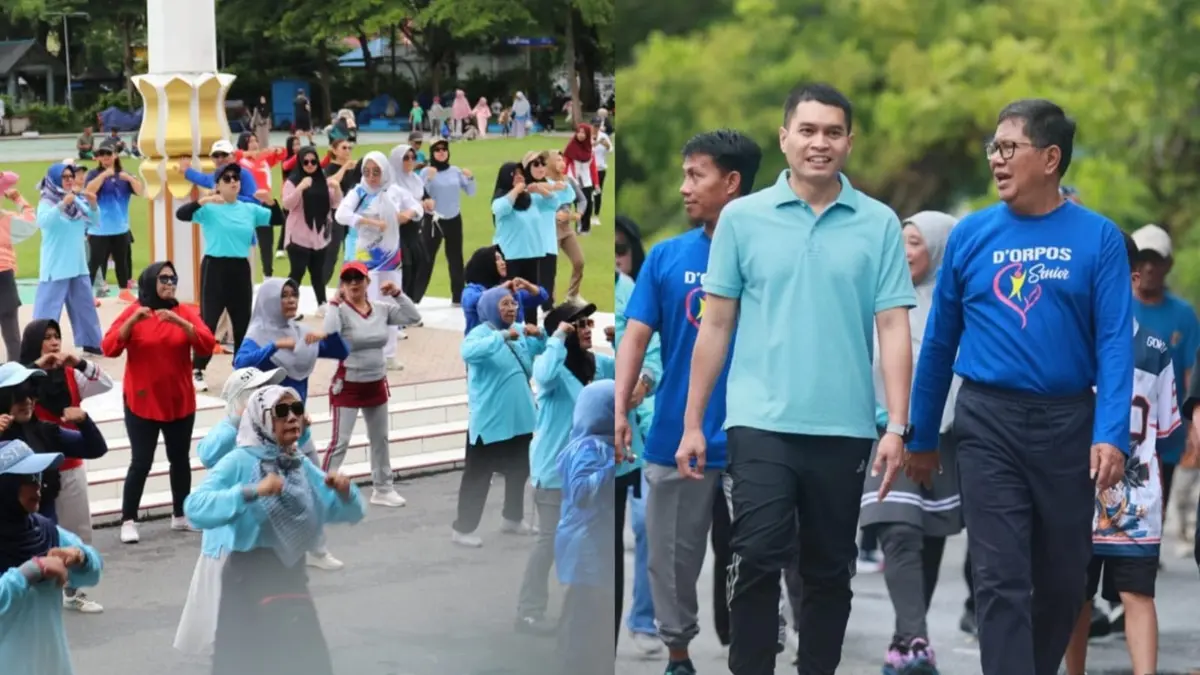 BRI Poso ambil bagian dalam peluncuran perdana Car Free Day Kabupaten Poso dengan menggerakkan gaya hidup sehat sekaligus memperkuat transaksi digital UMKM melalui QRIS. (Istimewa)