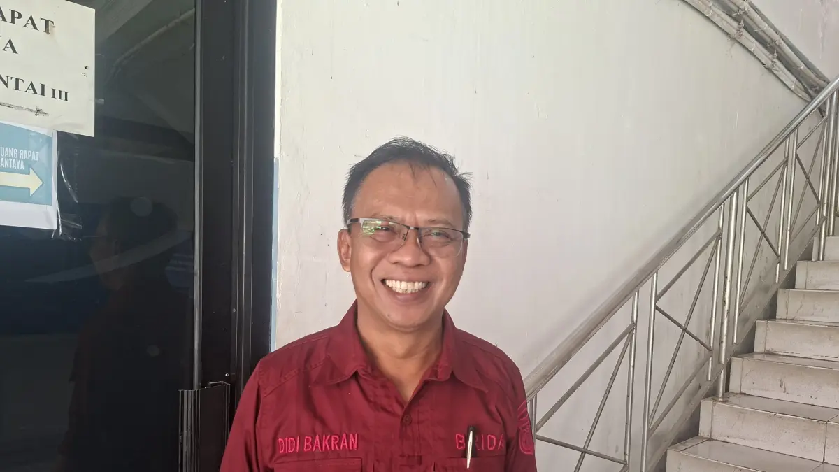 Kepala BRIDA Kota Palu Didi Bakran saat menjelaskan lomba inovasi masyarakat dan OPD tahun 2026 di Kantor Wali Kota Palu.(Annisa Tri Yusnida)