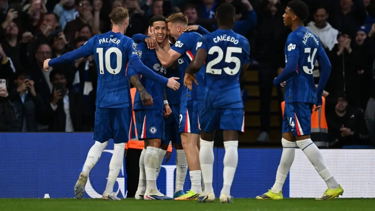 Chelsea sukses meraih kemenangan penting atas Tottenham Hotspur dalam lanjutan Premier League 2025/2026.(Twitter/@premierleague)