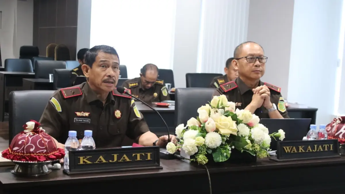 Kejati Sulteng menyetujui penghentian penuntutan dua perkara melalui mekanisme restorative justice dan plea bargain. (Istimewa)