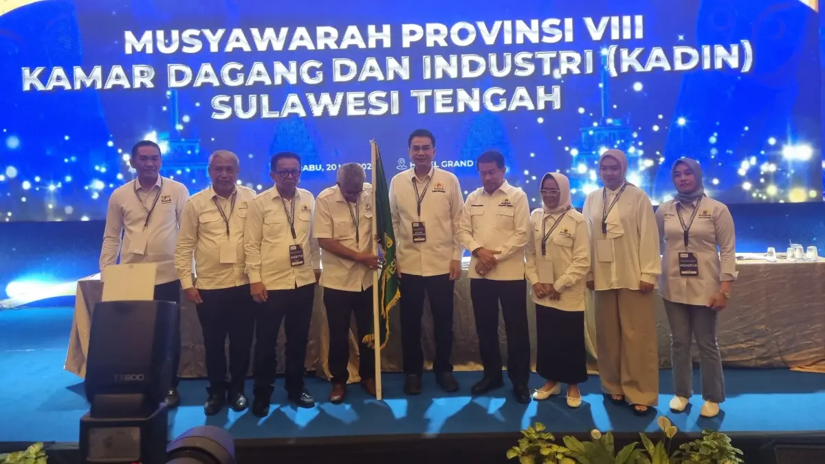 LPJ Pengurus Kadin Sulawesi Tengah periode 2021–2026 resmi diterima dengan baik dalam Musprov VIII Kadin Sulteng.(Moh Fathahila)