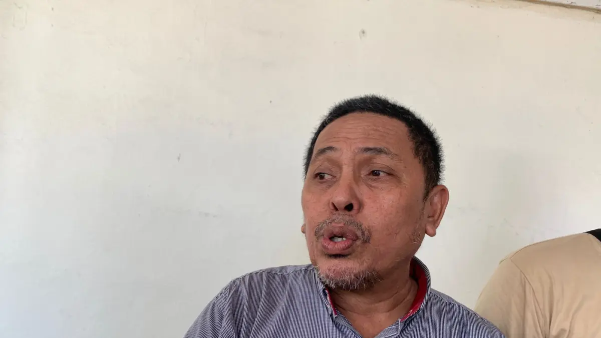 Muhammad Warsita menjelaskan kenaikan BOSDA SLB Sulteng hingga tiga kali lipat usai penutupan FLS3N dan O2SN SLB di Aula Disdik Sulteng Palu (Andika Nur HikmahRadar Palu)

