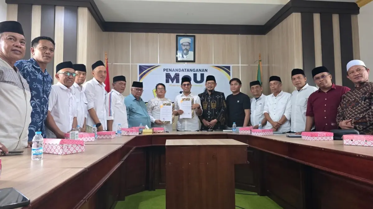 Koperasi Pengurus Pusat Himpunan Pemuda Alkhairaat (PP HPA) resmi menjalin kerja sama dengan PT Nokilalaki Trans Perkasa dalam pengembangan sektor perbengkelan kendaraan bermotor.(Dokumentasi PP HPA)