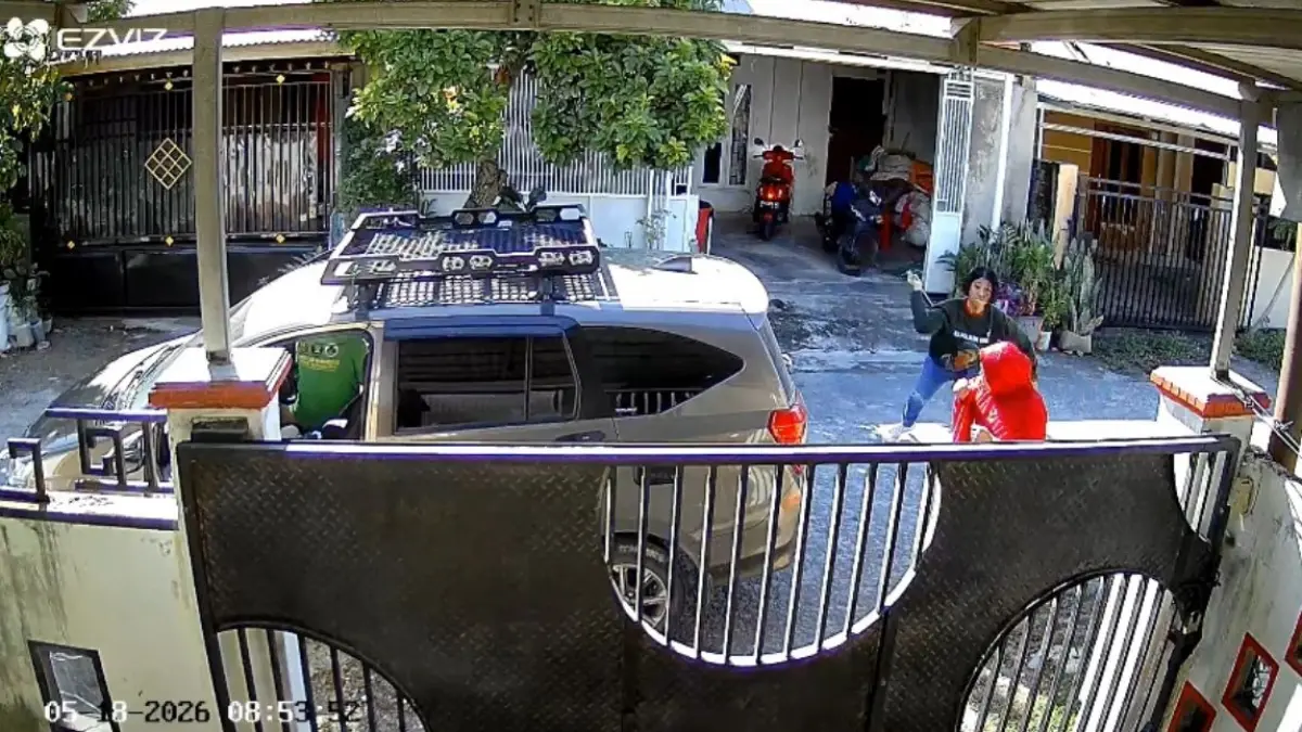 TEREKAM VIDEO: Peristiwa yang terjadi pada Senin (18/5/2026) itu terekam kamera CCTV, dan videonya kemudian beredar luas di media sosial serta pesan berantai pada Kamis (21/5/2026).(FOTO: ANGEL SUMBARA/RADAR PALU)