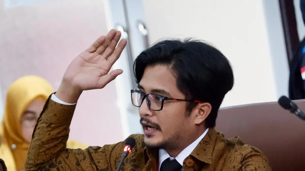  Anggota DPRD Kota Palu dari Komisi A, Haekal Ishak, (Andika Nur Hikmah)
