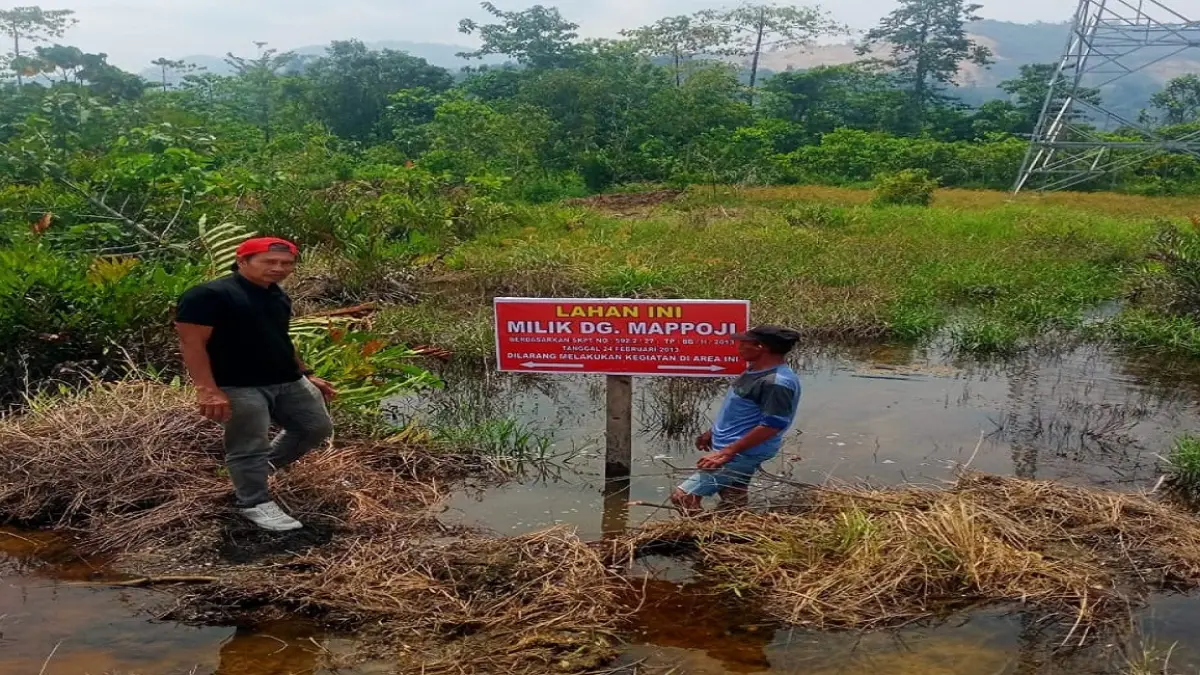 SENGKETA TANAH: Daeng Mapoji meminta PT BTIIG bertanggung jawab dan berharap Gubernur Sulawesi Tengah dapat membantu penyelesaian sengketa tanah di Desa Topogaro, Morowali. (Supriyono)