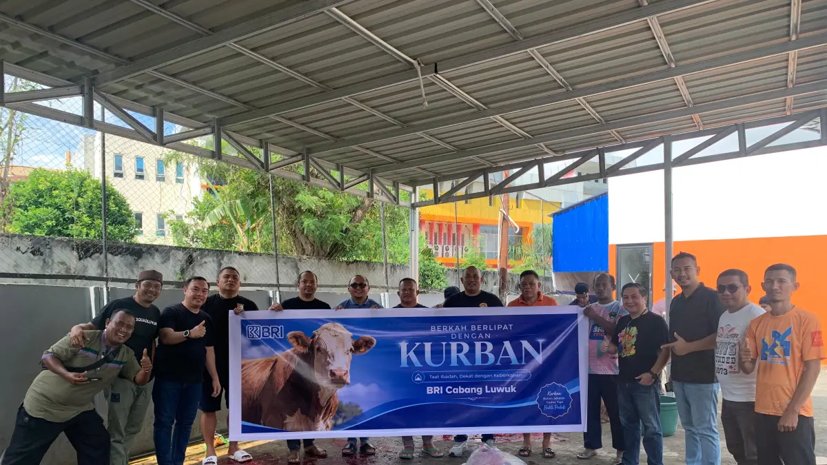 Semangat kebersamaan dan kepedulian di Hari Raya Idul Adha 1447 H. BRI Cabang Luwuk menyalurkan hewan kurban untuk masyarakat kurang mampu sebagai wujud berbagi dan mempererat silaturahmi. 