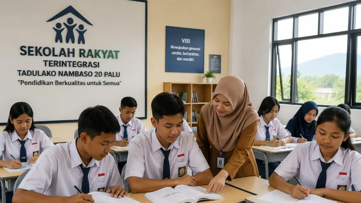 Peserta didik Sekolah Rakyat Terintegrasi Tadulako Nambaso 20 Palu mengikuti kegiatan belajar dalam sistem pendidikan berasrama yang seluruh kebutuhannya ditanggung pemerintah.(Gambar ilustrasi)