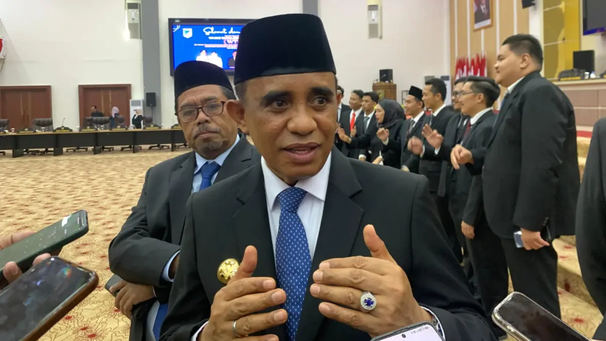  Gubernur Sulawesi Tengah, Anwar Hafid.(Rina Abd Halik)