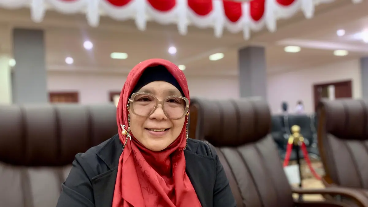 Ketua Fraksi PKS DPRD Sulawesi Tengah, Bunda Wiwik, mengapresiasi keberhasilan Pemprov Sulteng mempertahankan opini WTP dari BPK untuk ke-13 kalinya secara berturut-turut. (Foto: Andika Nur Hikmah)