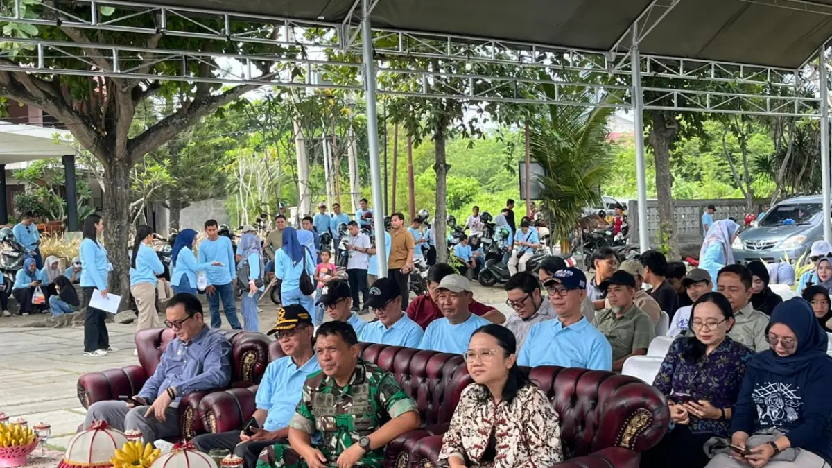 HADIRI: Anggota DPRD Sulteng Eliana Salatta, saat menghadiri kegiatan peringatan Hari Lingkungan Hidup sedunia tahun 2026.(FOTO: HUMAS DPRD SULTENG/RADAR PALU).  