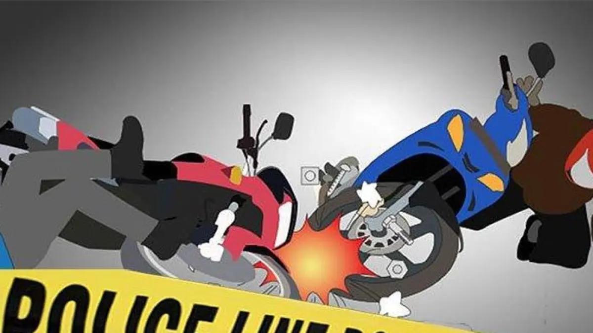 Ilustrasi Lakalantas sepeda motor 