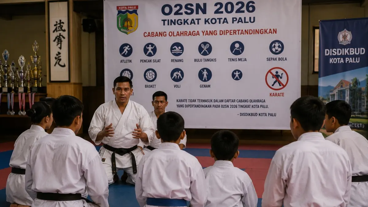 HILANGNYA KARATE: Ilustrasi AI.