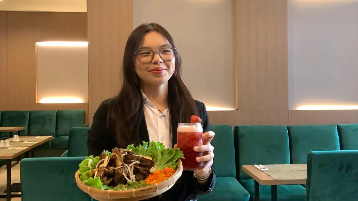  Hotel Santika Palu kembali menghadirkan menu spesial pada bulan Juni yakni Sego Sambal Iga Goreng. (RINA ABD HALIK)
