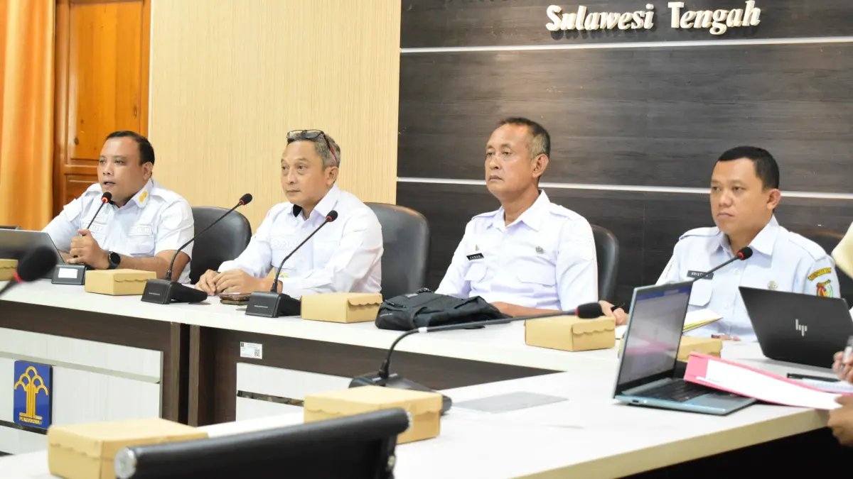 Rapat Fasilitasi Harmonisasi terhadap Rancangan Peraturan Bupati Kabupaten Sigi tentang Rencana Kerja Pemerintah Daerah (RKPD) Tahun 2027, Rabu (10/6/2026), bertempat di Aula Kebangsaan, Kanwil Kemenkum Sulteng.