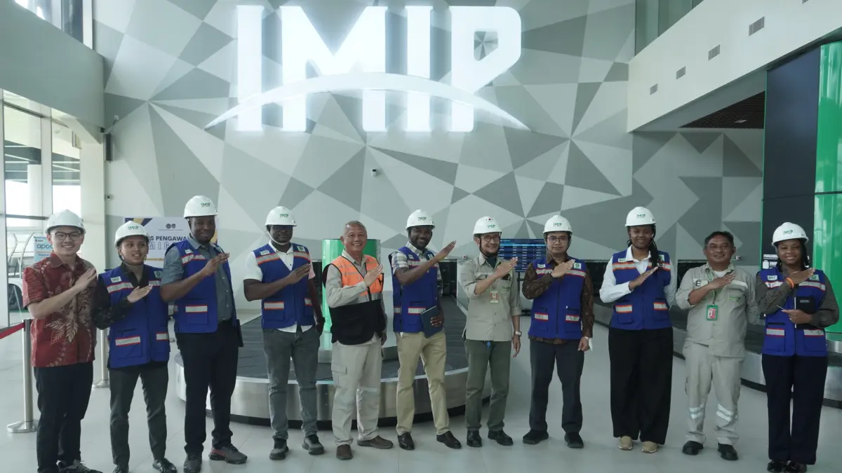 RUJUKAN : Delegasi Zimbabwe berkunjung ke kawasan IMIP dalam rangka studi banding di kawasan industri hilirisasi nikel terintegrasi itu.(Dokumentasi IMIP)