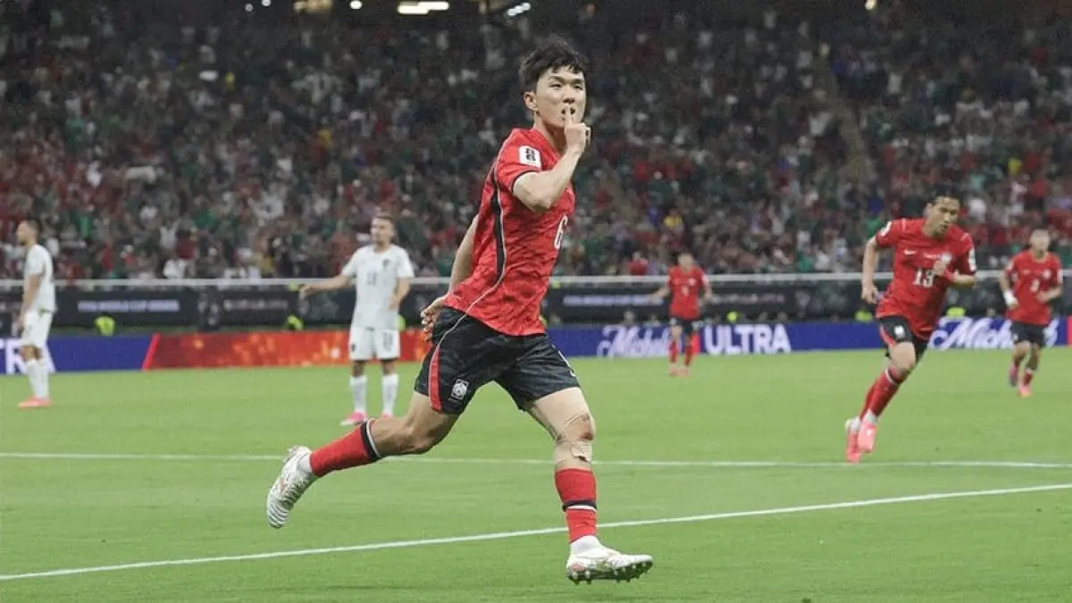 Tim Nasional Korea Selatan sukses membalikkan keadaan untuk mengalahkan Ceko 2-1 pada laga perdana Grup A yang berlangsung di Estadio Guadalajara, Meksiko, Jumat (12/6/2026) siang WIB.(Twitter/@theKFA)