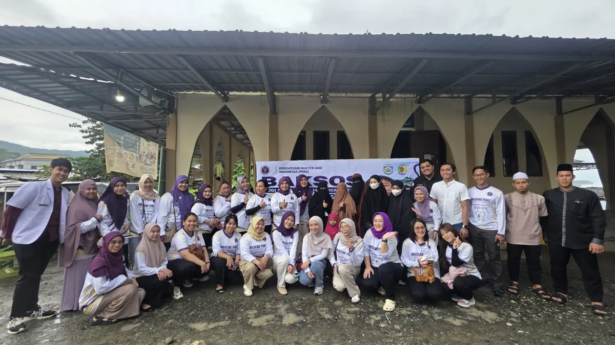 PDGI Morowali-Morowali Utara menggelar bakti sosial di SD Qur