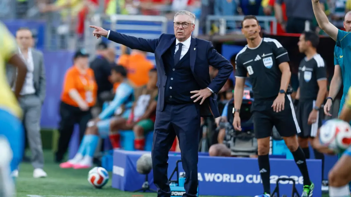  Pelatih Timnas Brasil Carlo Ancelotti.(cbf.com.br)