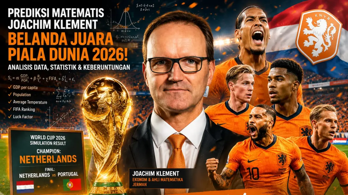 Pemain Timnas Belanda saat menjalani laga Piala Dunia 2026. Belanda diprediksi menjadi juara dunia versi ekonom Jerman Joachim Klement. FOTO: ISTIMEWA