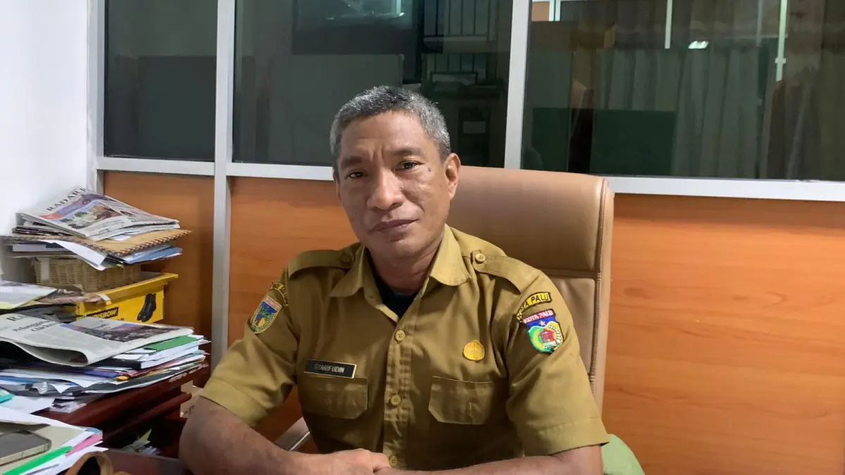 Pelaksana Tugas (Plt.) Sekretaris Badan Pendapatan Daerah (Bapenda) Kota Palu, Syarifudin.(Rina Abd Halik)