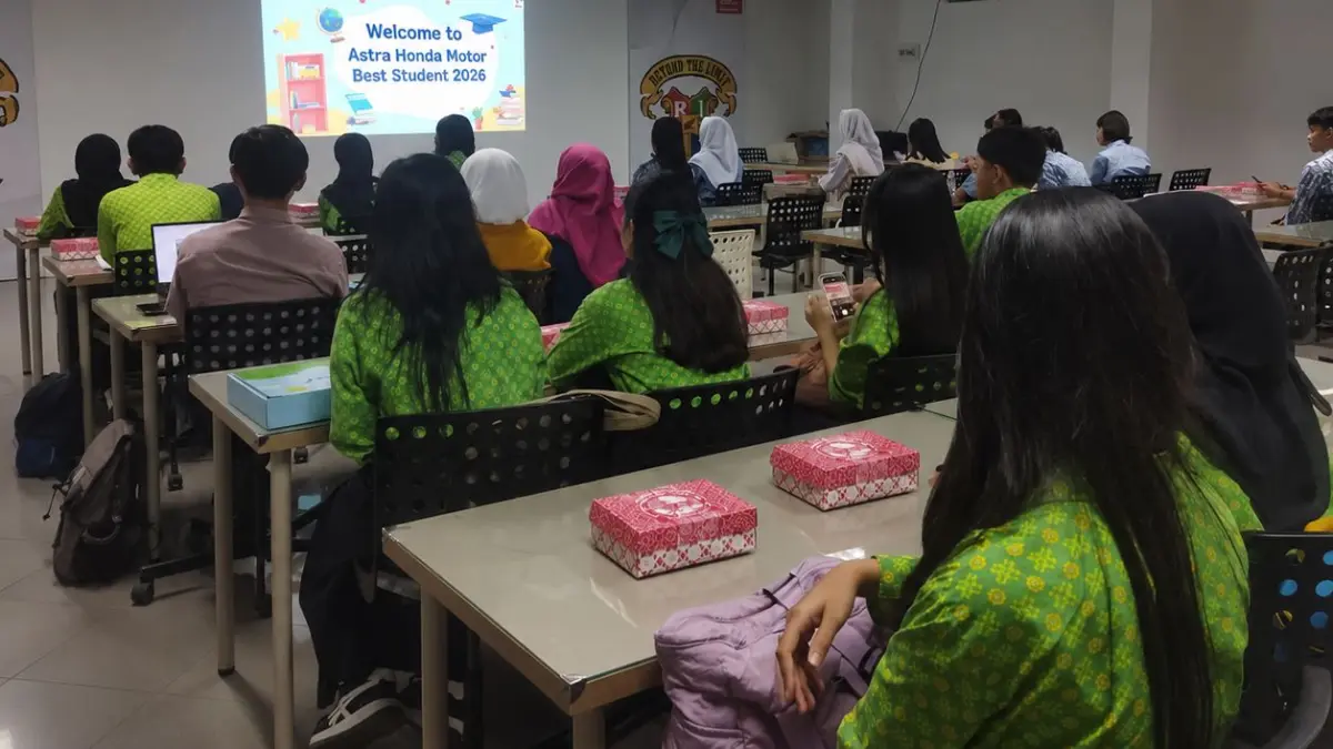 WADAH KREATIVITAS : Sejumlah pelajar SMA/SMK sederajat untuk berpartisipasi dalam ajang AHM Best Student (AHMBS) 2026 yang diselenggarakan PT Astra Honda Motor (AHM).&nbsp;(Istimewa)