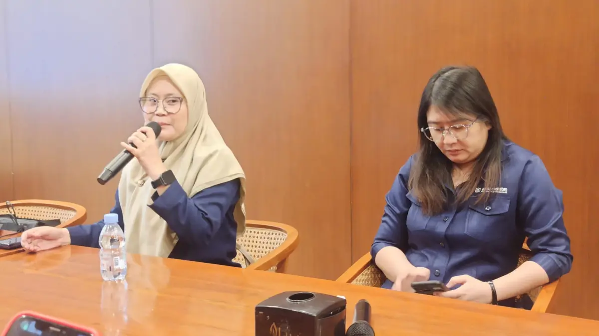 Nurhasannah Kalau, PPS Kepala BPJS Kesehatan KC Palu, memaparkan capaian Program Jaminan Kesehatan Nasional (JKN) di Sulawesi Tengah. Hingga 1 Juni 2026, jumlah peserta aktif JKN mencapai 1.916.454 jiwa atau 89,35 persen dari total penduduk.