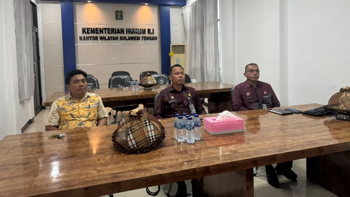 Penguatan dan Evaluasi Pelaksanaan Tugas yang dipimpin langsung oleh Sekretaris Jenderal Kementerian Hukum RI, Nico Afinta, secara virtual, Kamis (18/6/2026).