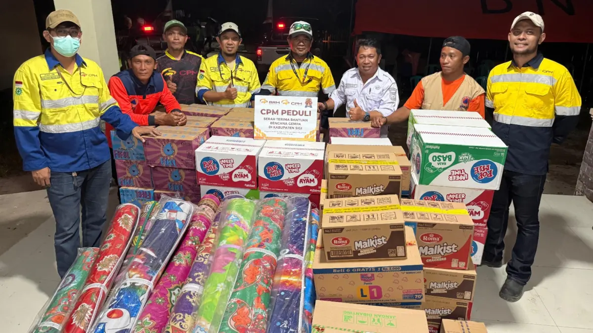  PT Citra Palu Minerals (CPM) bergerak cepat menyalurkan bantuan logistik darurat untuk membantu warga Kabupaten Sigi yang terdampak bencana. 