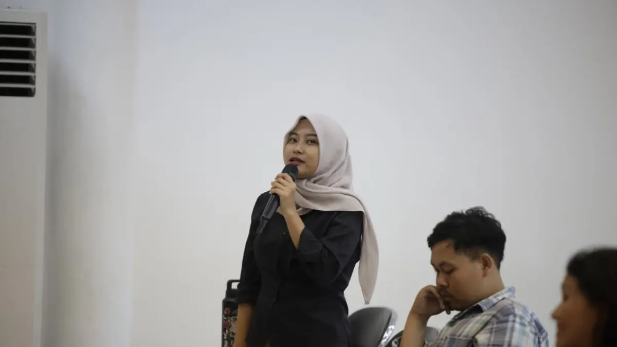 PUTRI DAERAH PARIGI: Nur Ramlah, mahasiswa Ilmu Pemerintahan FISIP Untad asal Kabupaten Parimo, terpilih sebagai Wakil BEM Untado periode 2026–2027.(FOTO: ISTIMEW/RADAR PALU).