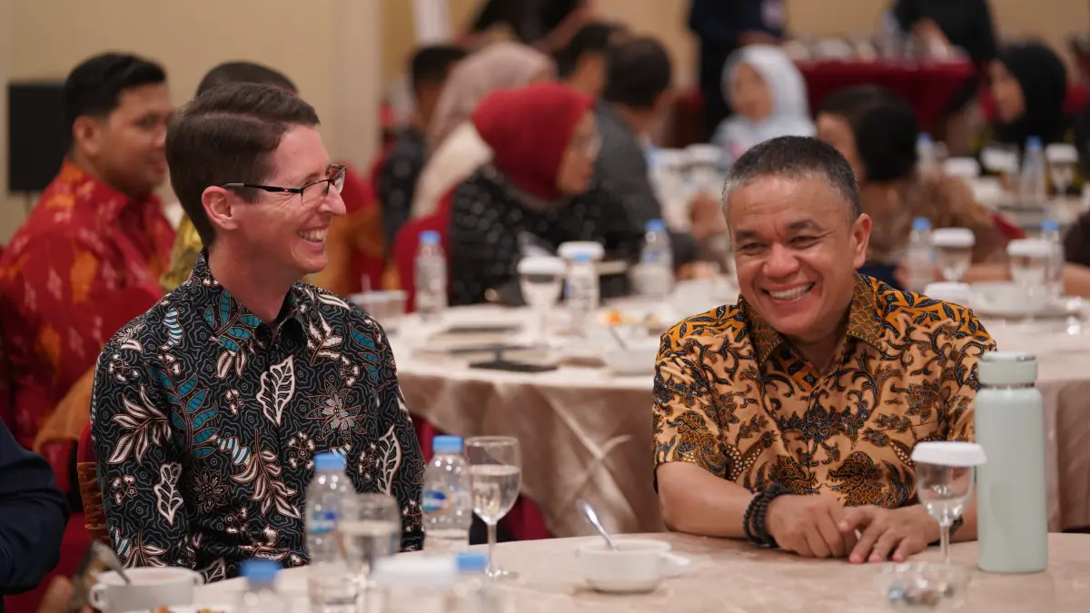 Wali Kota Palu Hadianto Rasyid menghadiri makan malam bersama alumni Australia di Palu. Alumni dinilai menjadi aset SDM strategis yang dapat berkontribusi bagi pembangunan daerah. Foto: Humas Pemkot Palu&nbsp;