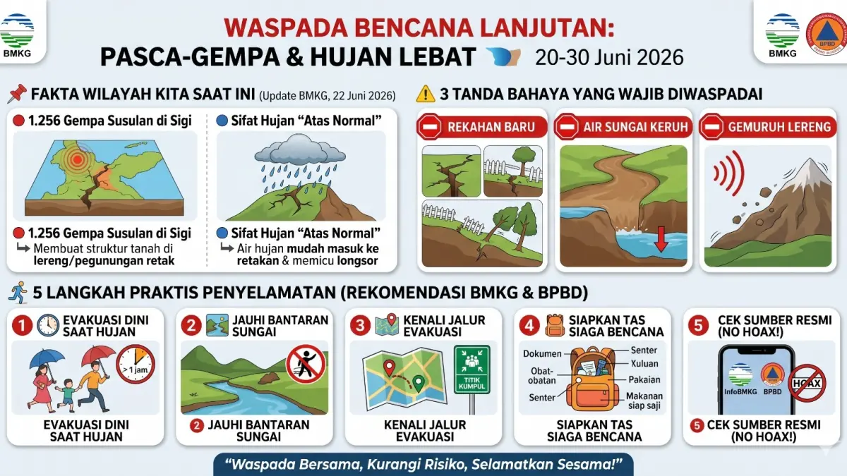 Ilustrasi Badan Meteorologi, Klimatologi, dan Geofisika (BMKG).